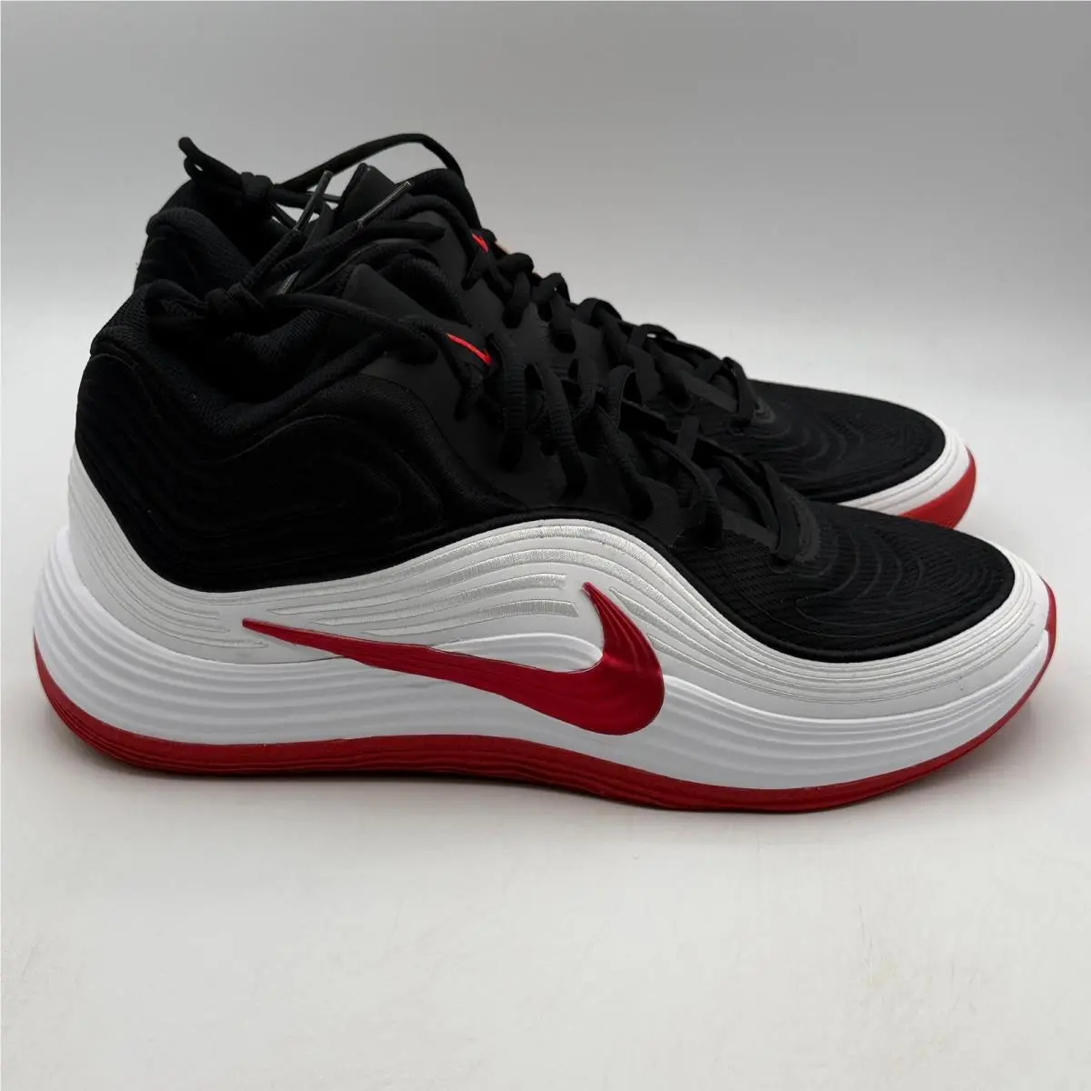 Nike Precision 8 Mid Shoes Mens Size 13 Black University Red IH1105-003