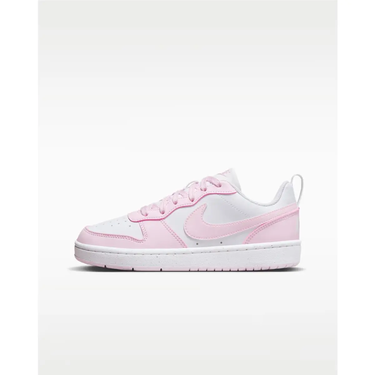 Nike Court Borough Low Recraft White/pink Foam Size 7Y