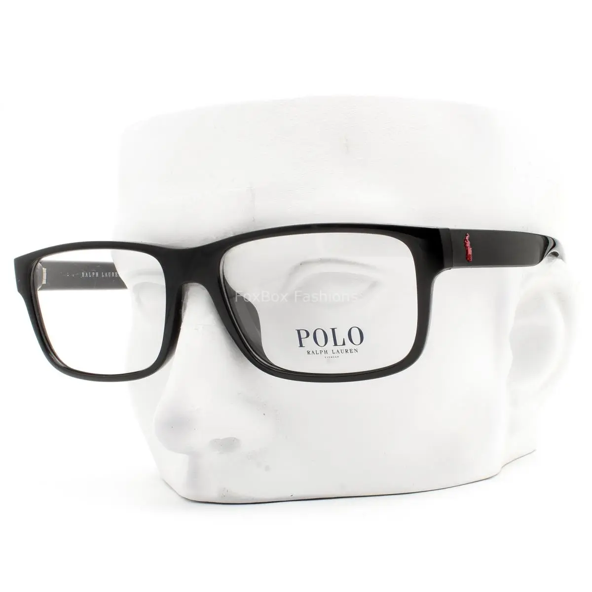 Ralph Lauren Eyeglasses Glasses PH 2237U 5523 Polished Black 55mm with Case
