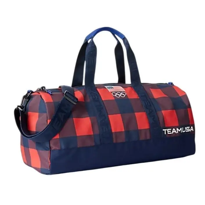 Polo Ralph Lauren Team Usa Beijing 2022 Olympics Buffalo Check Duffle