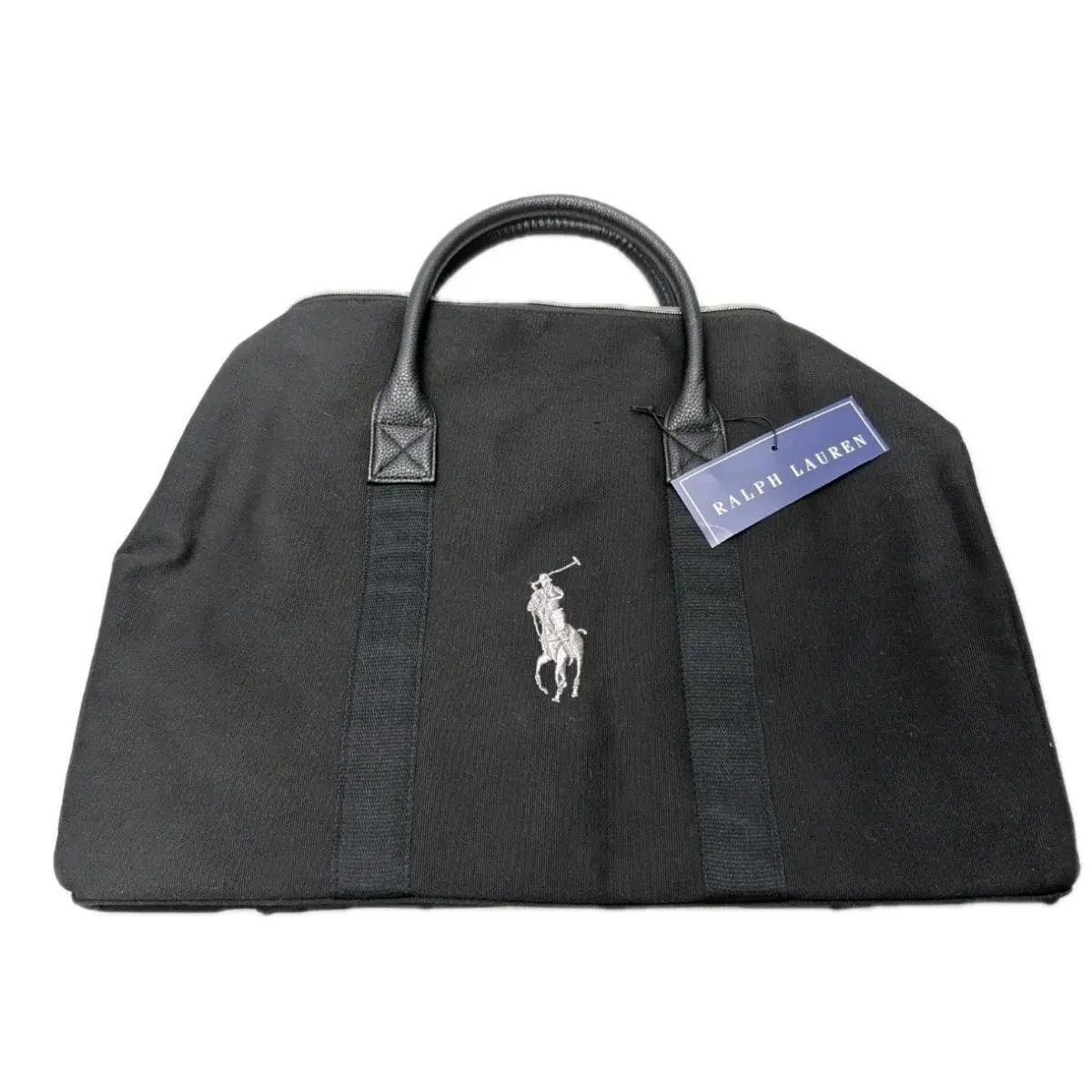 Polo  Fragrances Black Canvas Duffle Bag Weekender Travel Tote by Ralph Lauren