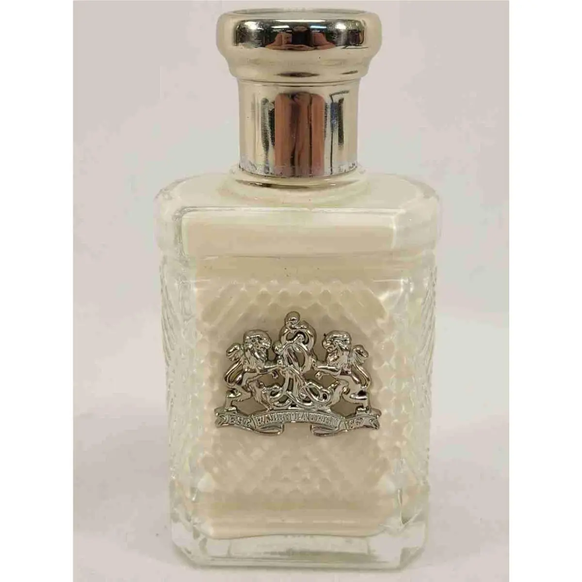 Vintage 90s Ralph Lauren Men`s Safari After Shave Relief Balm Glass Bottle 2.5oz
