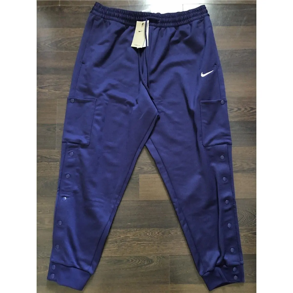 Nike Therma-fit Men’s Basketball Cargo Pants Purple SZ XL Loose Fit FB7109-555