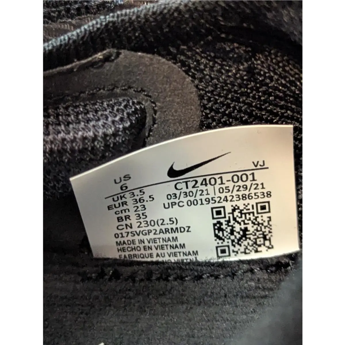 Nike shoes - Nike Zoom Fly 4 - Zoom Fly - CT2401-001 - Black (UPC: 195242386538) 6