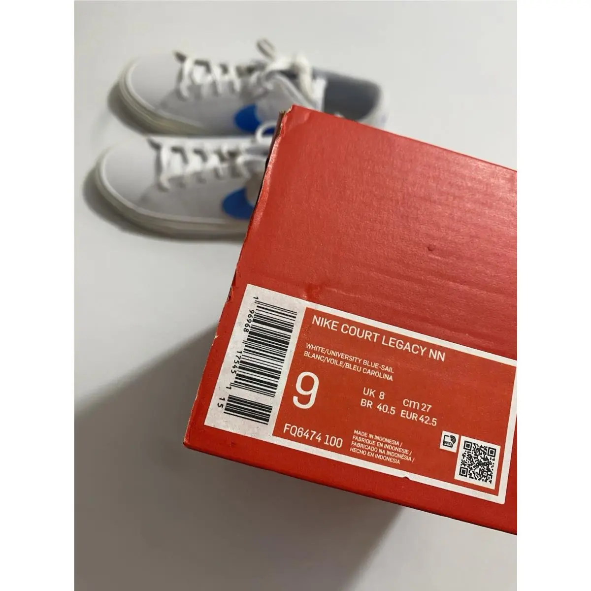 Nike shoes - Nike Court Legacy - Court Legacy - FQ6474-100 - White (UPC: 0196968175451) 8