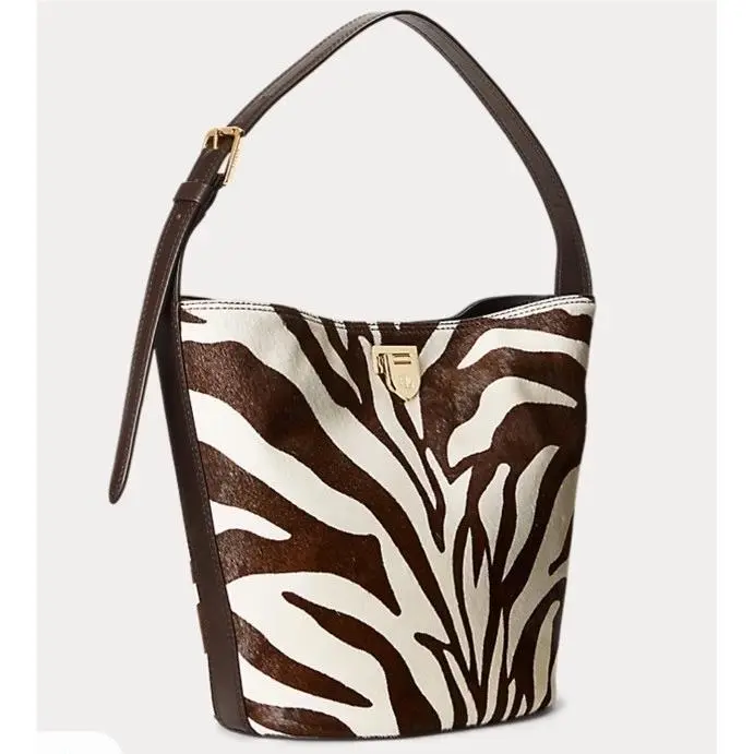 Lauren Ralph Lauren Women’s Haircalf Harlow Bucket Bag OS