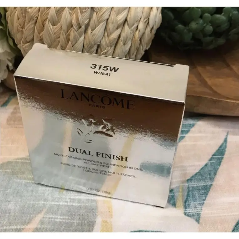 Lancome Dual Finish Multi-tasking Longwear Powder Foundation Wheat II w 315