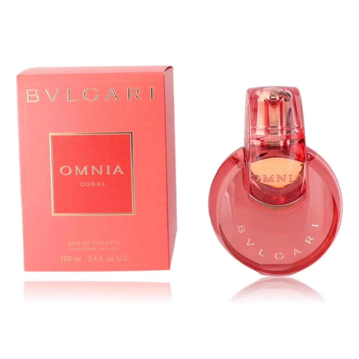 Omnia Coral  3.4 oz Edt Spray For Women by Bvlgari