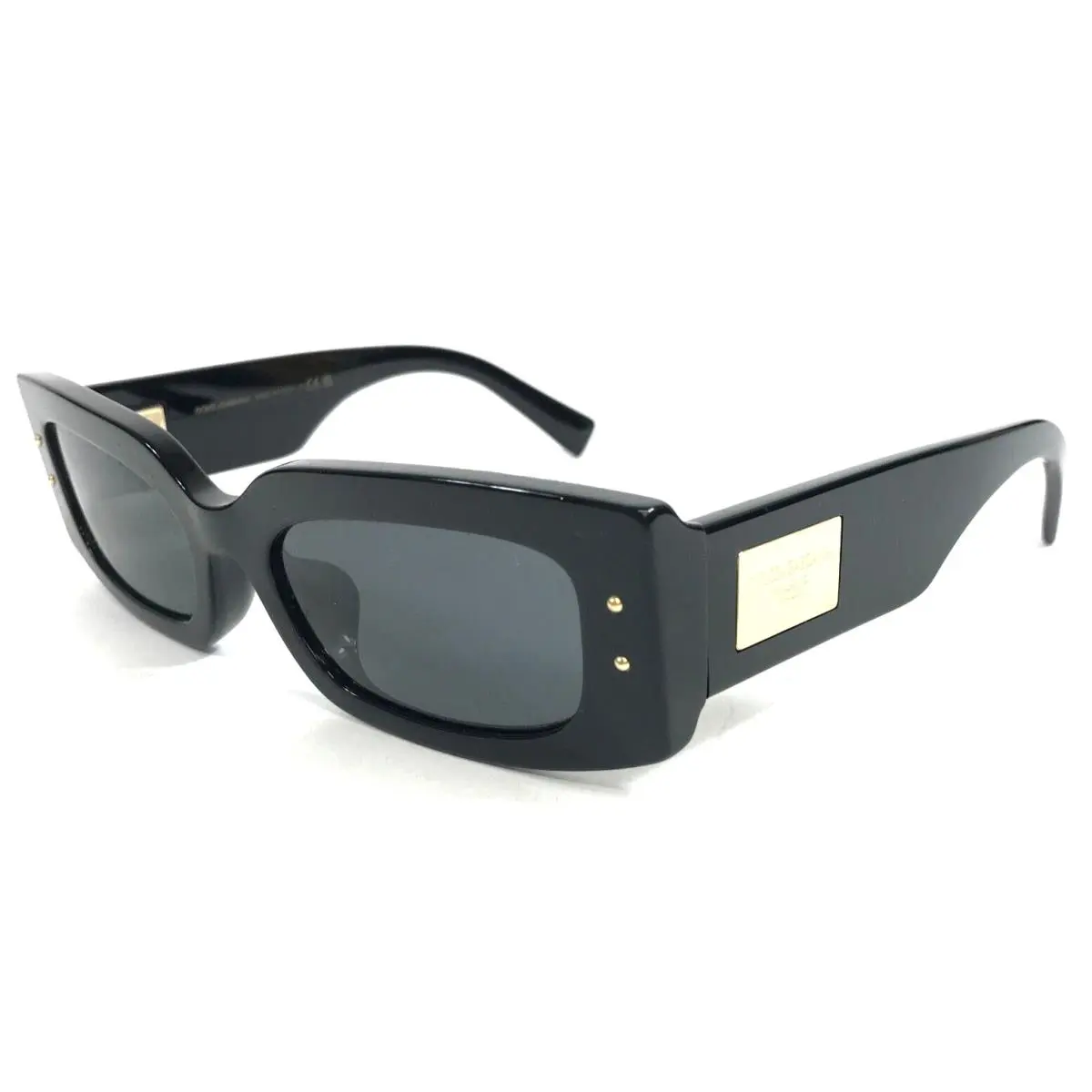 Dolce Gabbana Sunglasses DG4479-F 501/87 Thick Black Frames with Grey Lenses