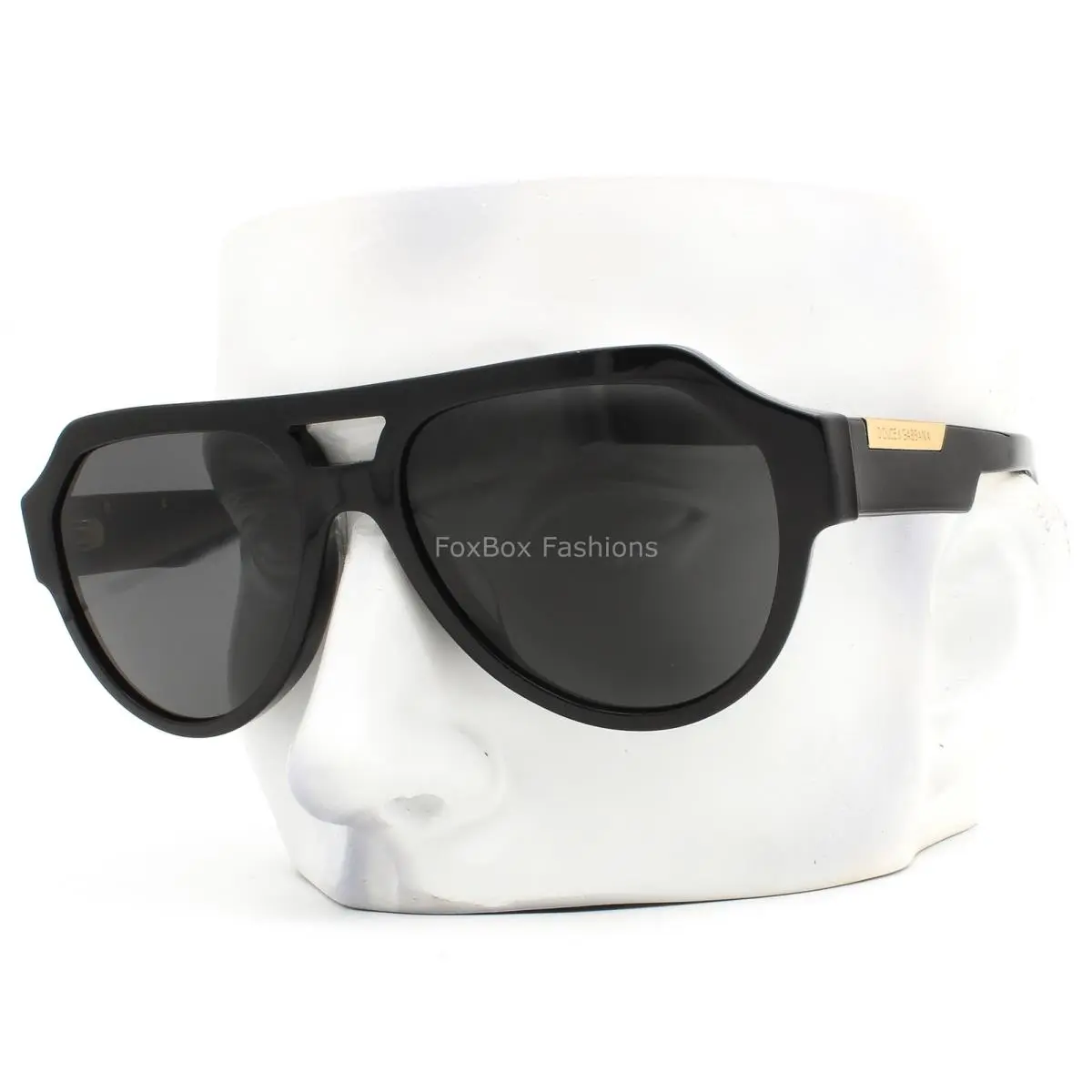 Dolce Gabbana Sunglasses DG 4466F 501/87 Polished Black W/case Alternative Fit