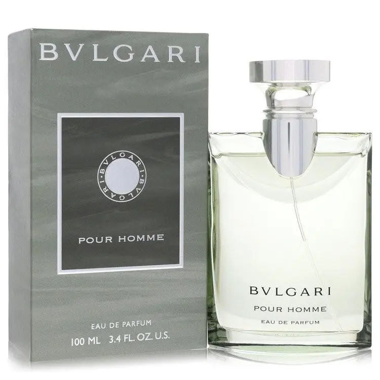 Pour Homme Eau De Parfum Spray 3.4 oz 100 ml For Men Woody Musk Scent by Bvlgari
