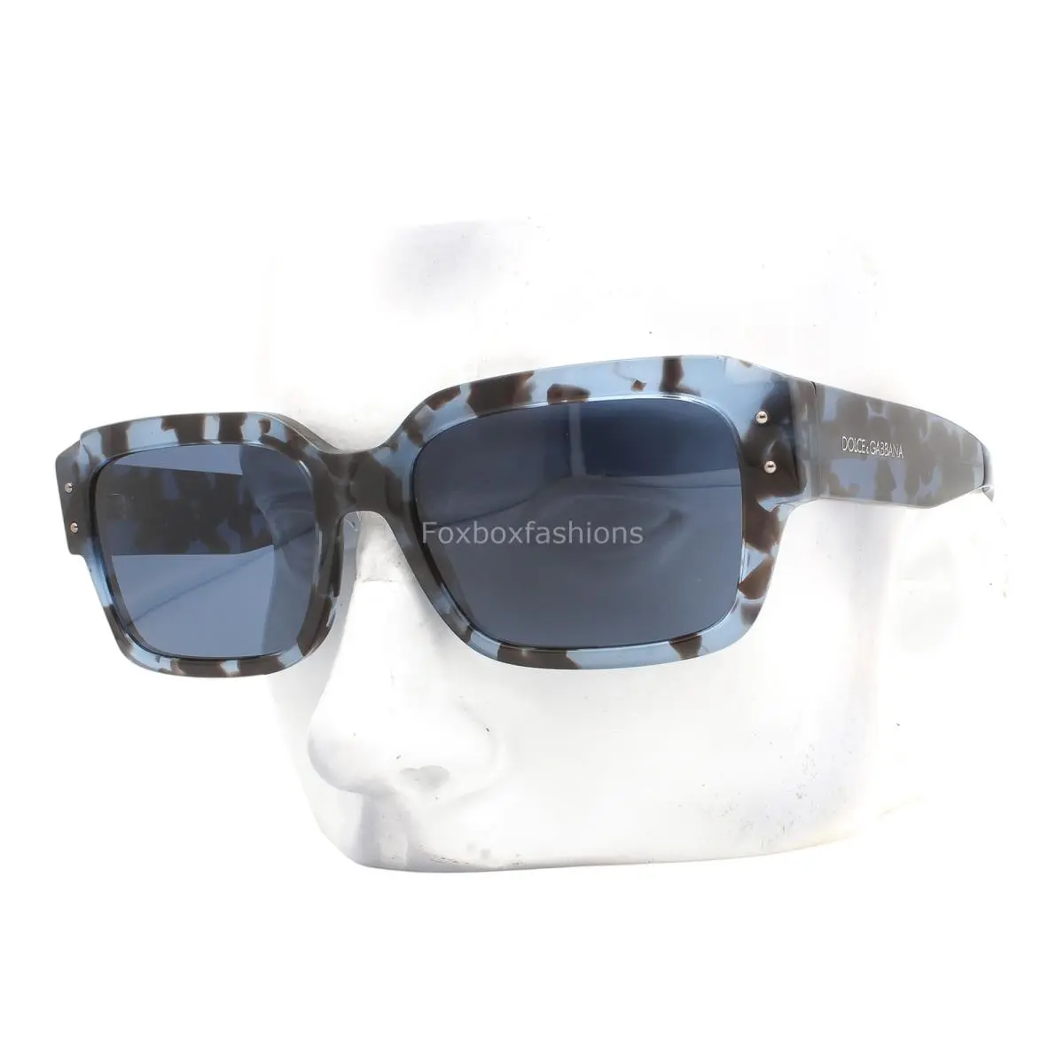 Dolce Gabbana DG 4460 3392/80 Sunglasses Blue Brown Havana Blue Tint W/case