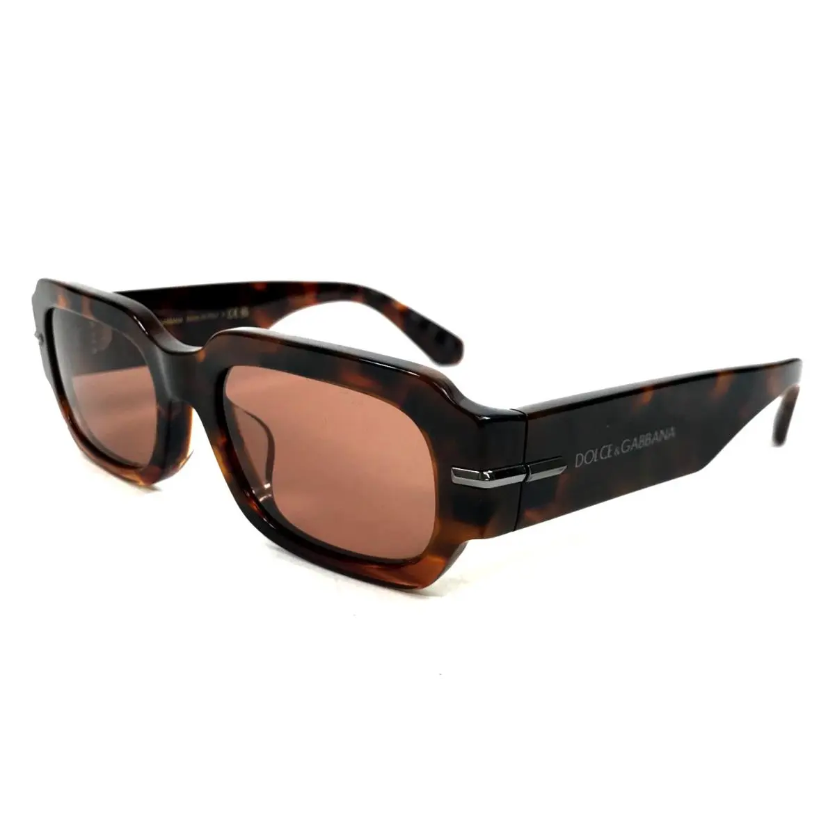 Dolce Gabbana Sunglasses DG4485-F 3438/M6 Havana Warm Brown w/ Bordeaux Lenses