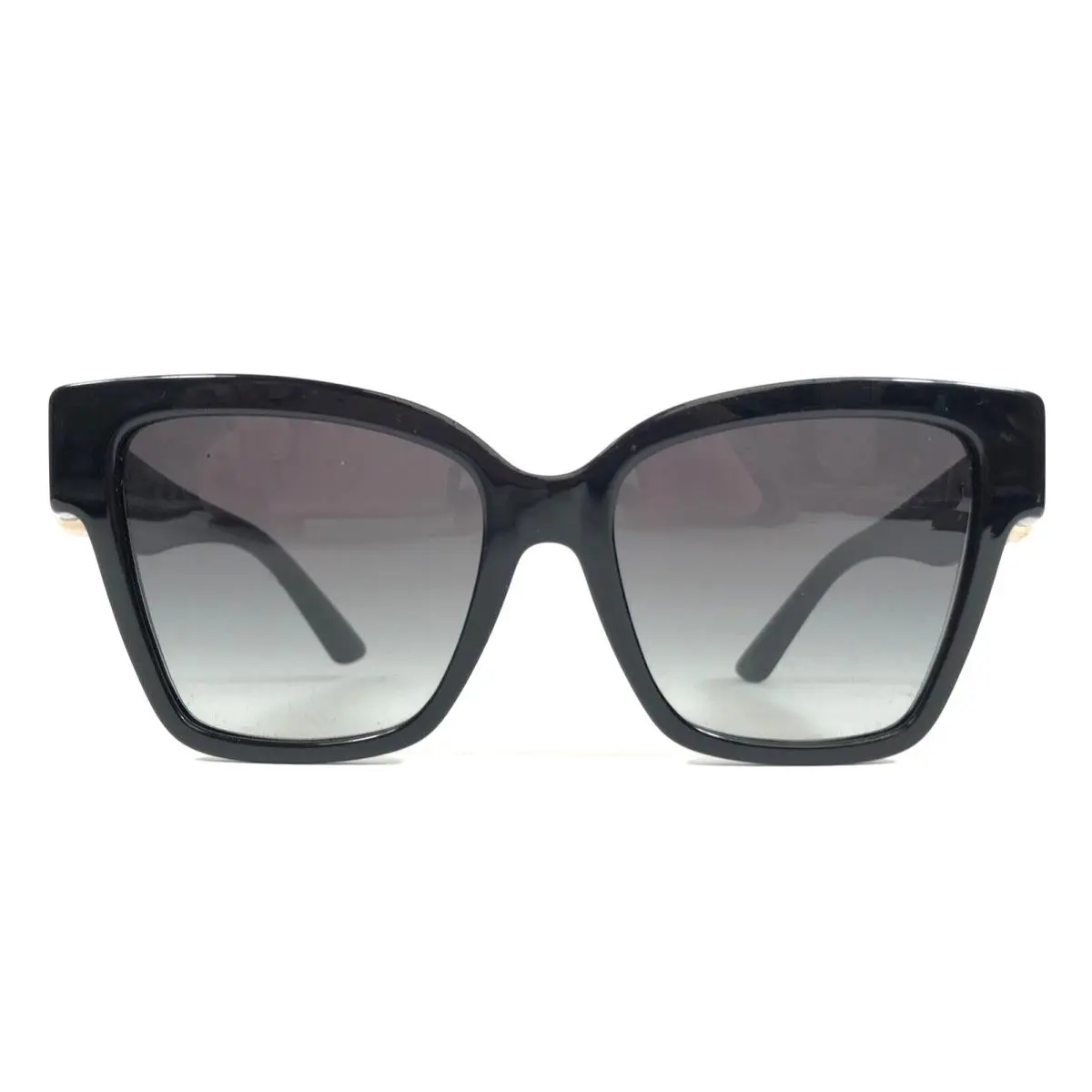 Dolce Gabbana Sunglasses DG4470 501/8G Black Gold Frames Gray Gradient Lenses by Dolce & Gabbana