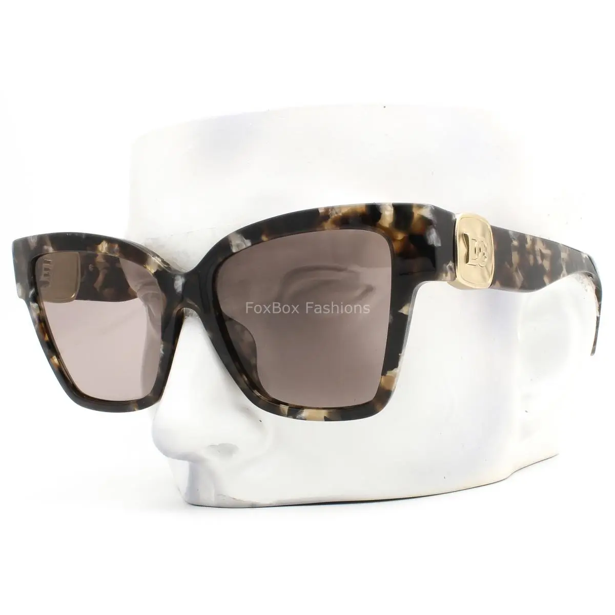 Dolce Gabbana Sunglasses DG 4470F 3438/7N Brown Pearl Havana with Case