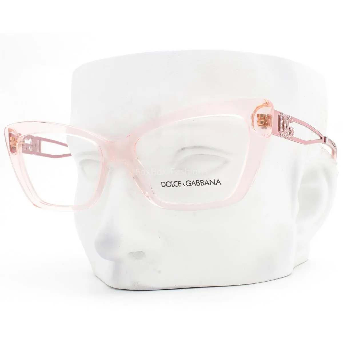 Dolce Gabbana Eyeglasses Glasses DG3375B 3148 Shiny Pink Crystals 55mm with Case