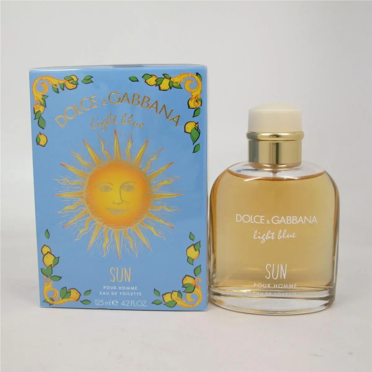 Light Blue Sun Pour Homme by Dolce Gabbana 125 Ml/ 4.2 oz Edt Spray