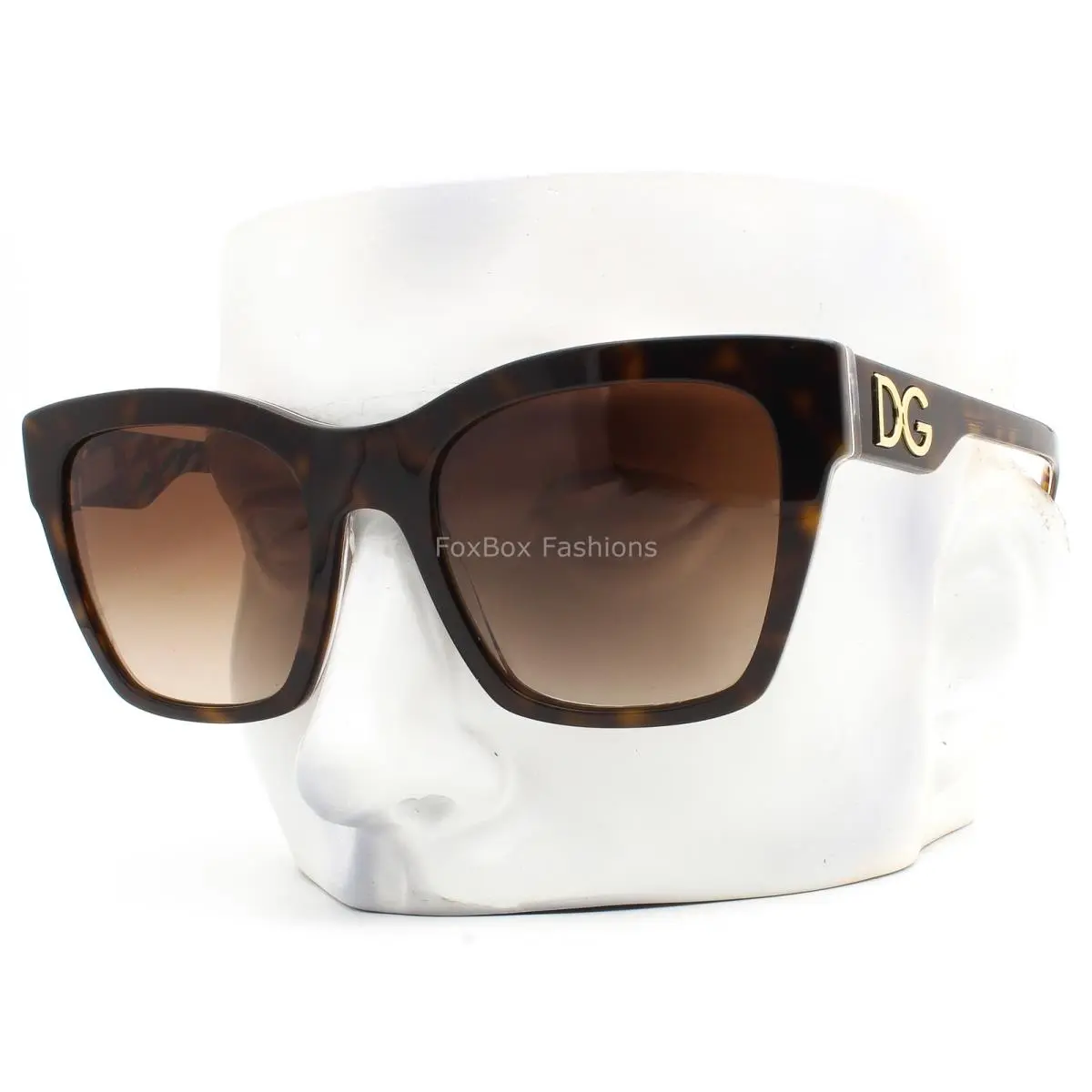 Dolce Gabbana Sunglasses DG4384 3217/73 Brown Havana on Carretto with Case