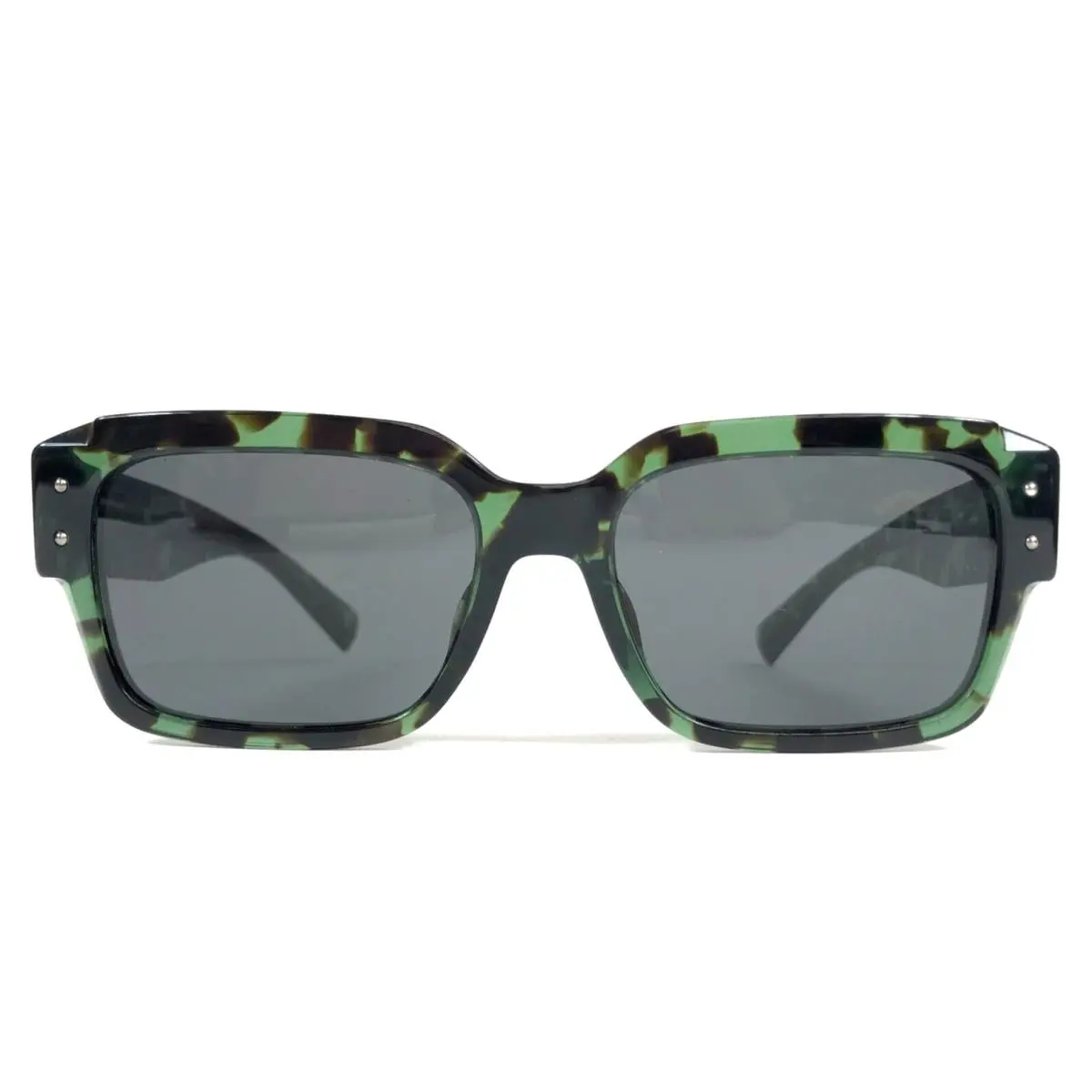 Dolce Gabbana Sunglasses DG4460-F 3432/87 Havana Green Asian Fit w Gray Lenses by Dolce & Gabbana