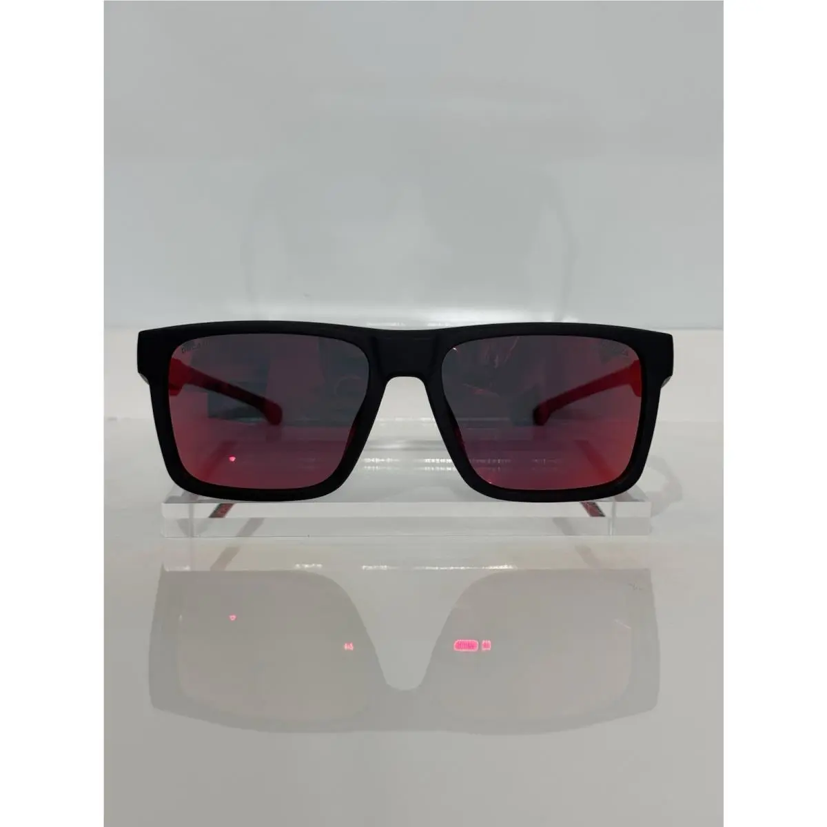 X Ducati Carduc 021S 0IT Black Red Mirror Sunglasses 55mm by Carrera