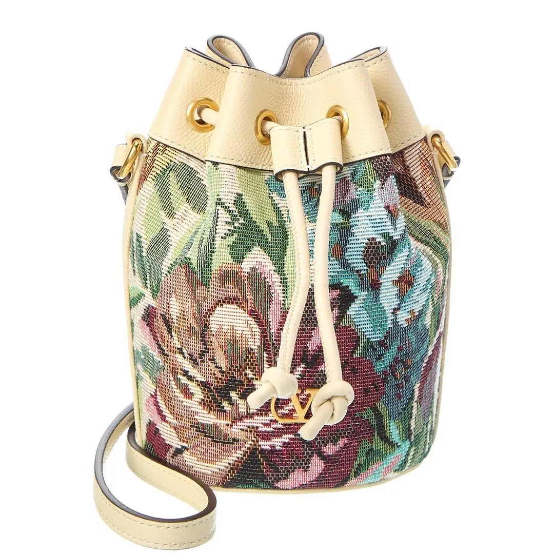 Valentino Leather-trim Bucket Bag Women`s
