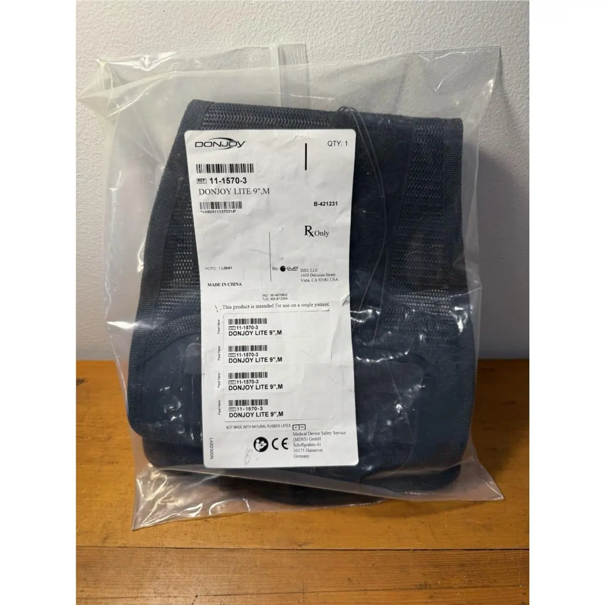 Donjoy Back Brace Djo Donjoy Lite 9 Size Medium 11-1570-3