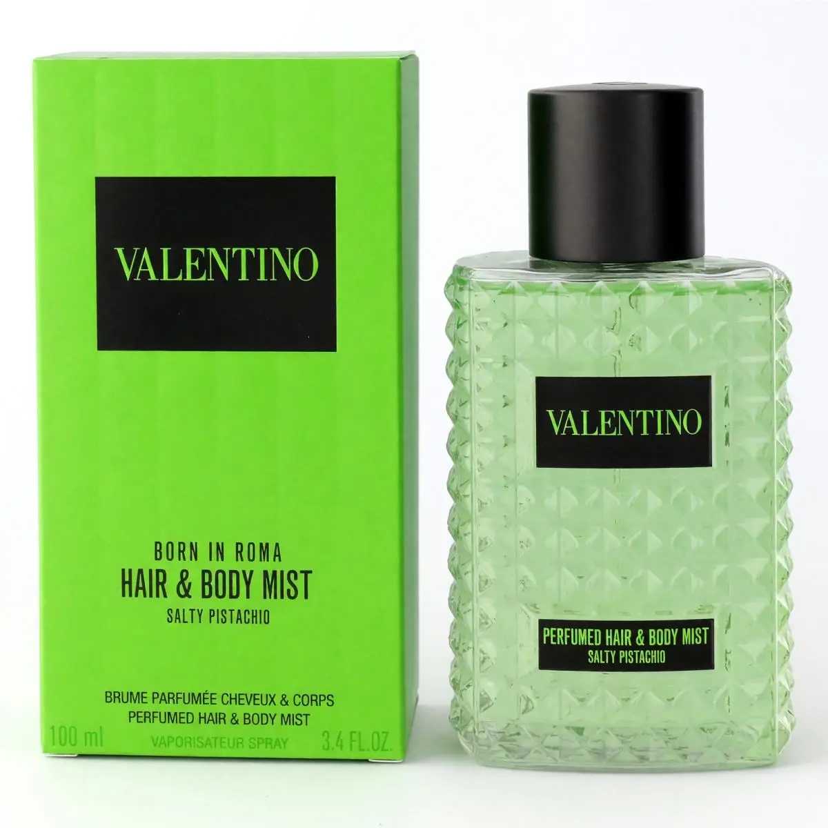 Valentino Born in Roma Salty Pistachio 3.4oz Hair Body Mist Women
