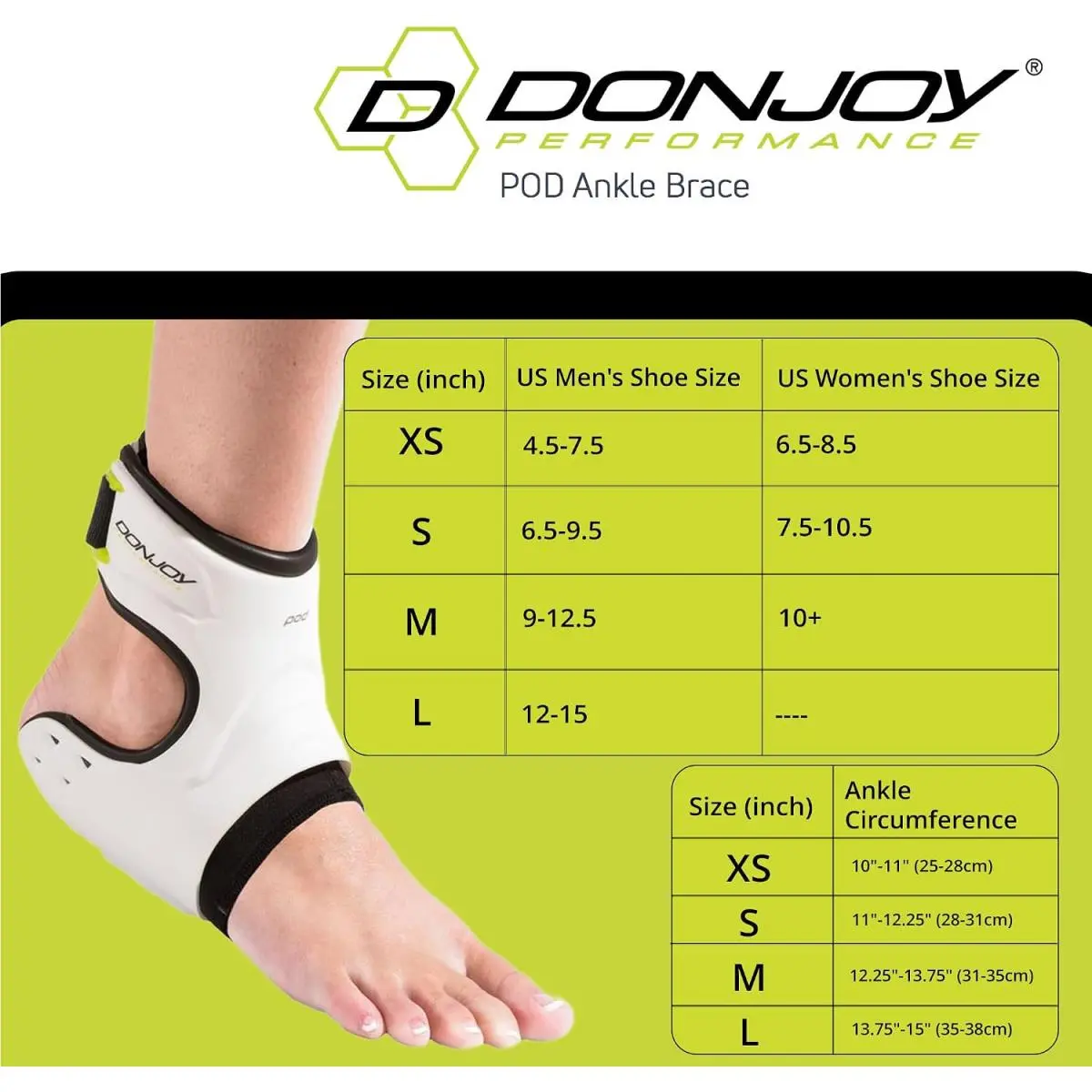 DonJoy  - DP151AB05-WHT-L-R - DP151AB05-WHT-L-R - White (UPC: 7445009058028) 4
