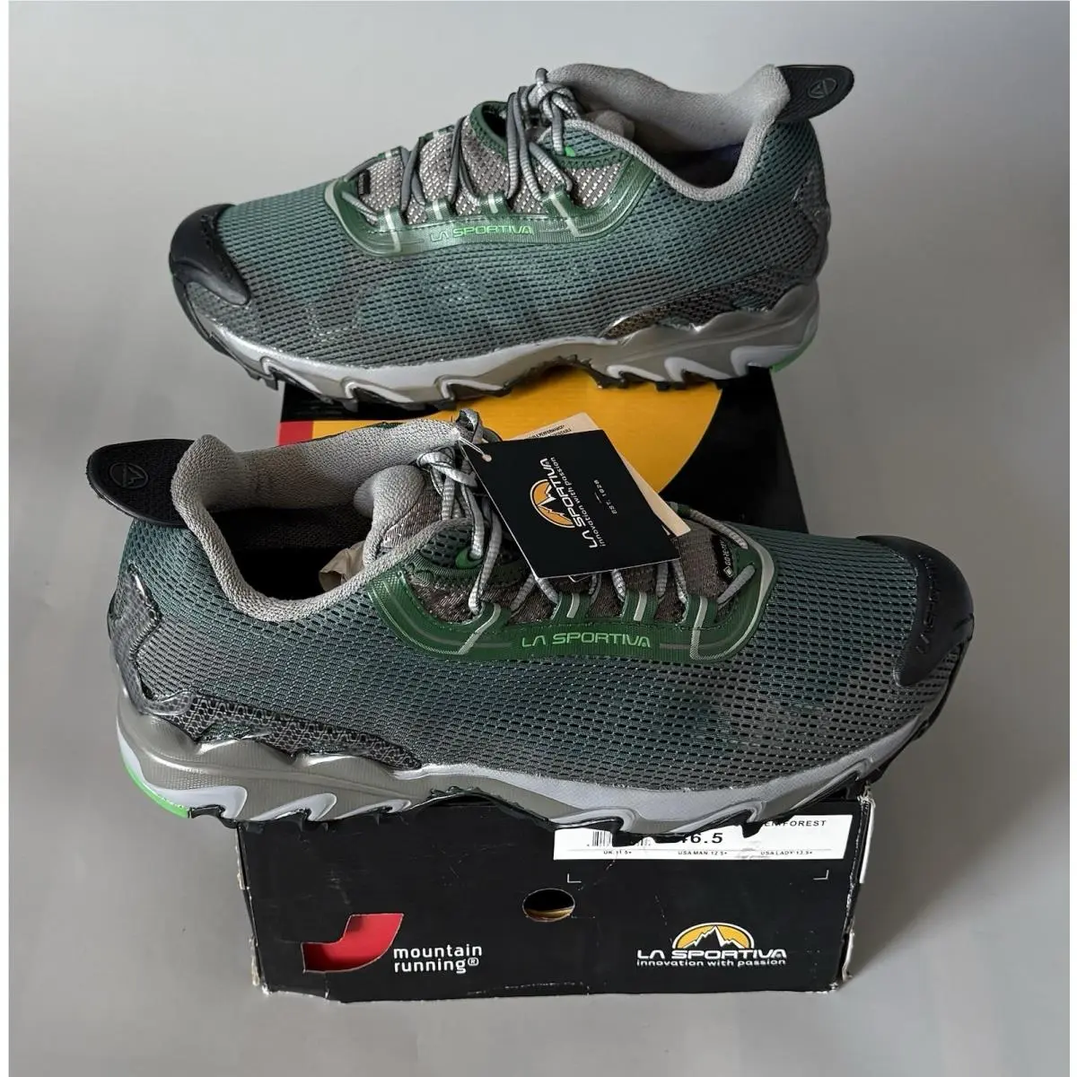Must Read — La Sportiva Wildcat 2.0 Gtx Trail Shoes — w/ Box — Men 13 Green