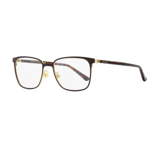 GG0294O 003 54 Rectangular Brown Men`s Eyeglasses Optical Frame by Gucci