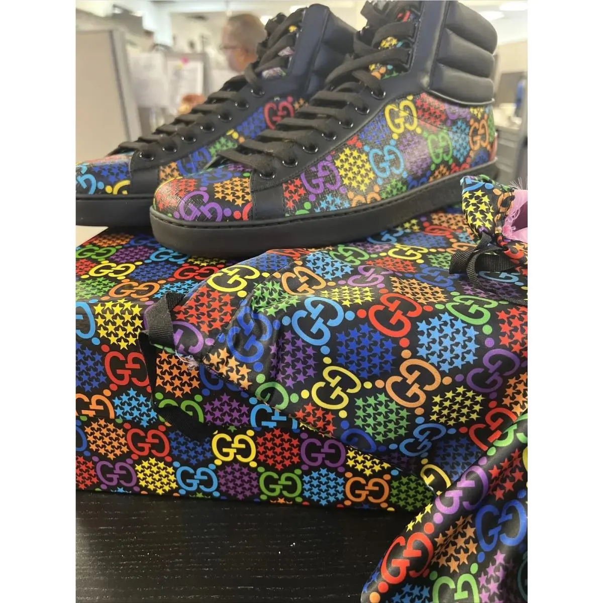 Gucci Ace GG Supreme High `psychedelic Bnwb