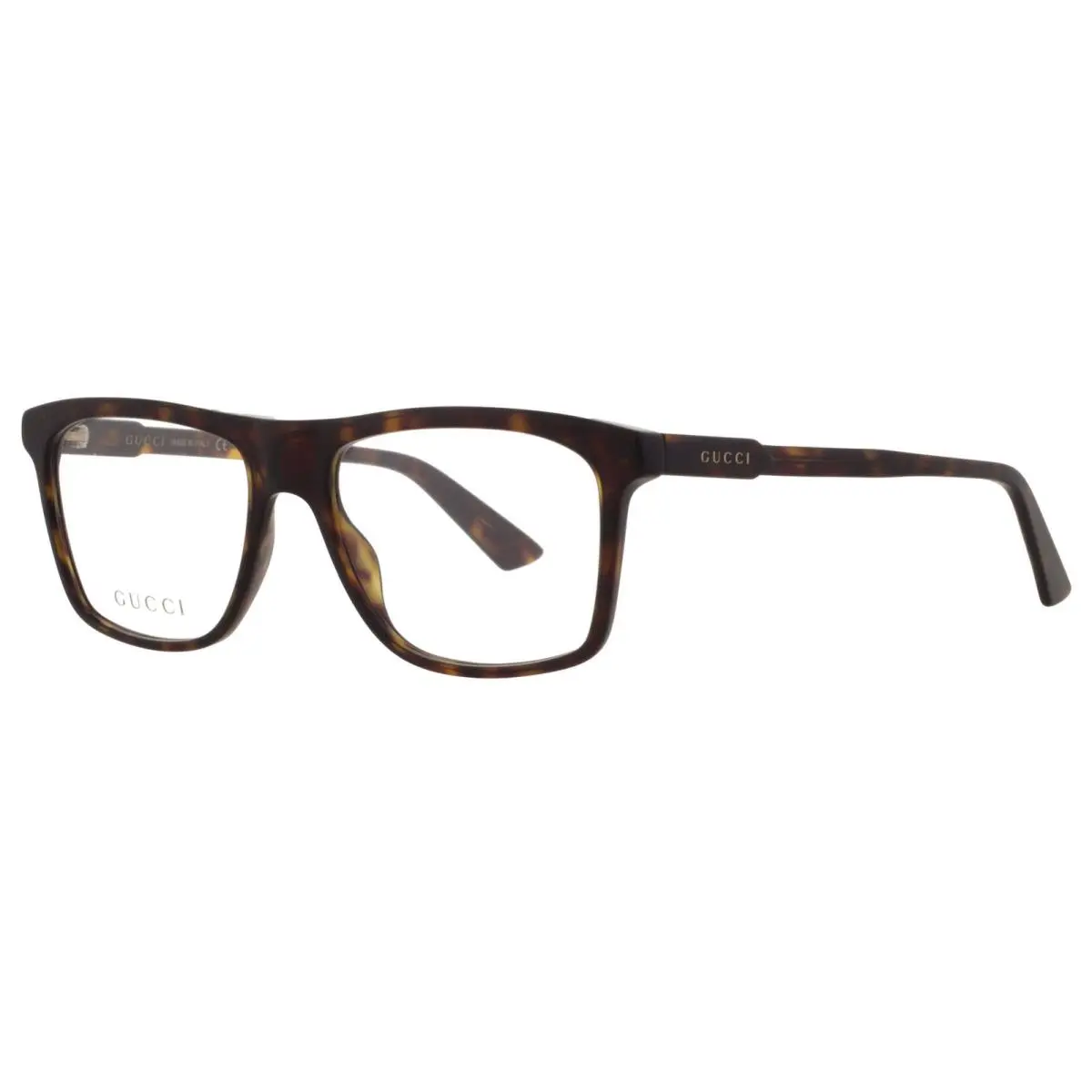 Gucci Demo Rectangular Men`s Eyeglasses GG1820O 002 55 GG1820O 002 55