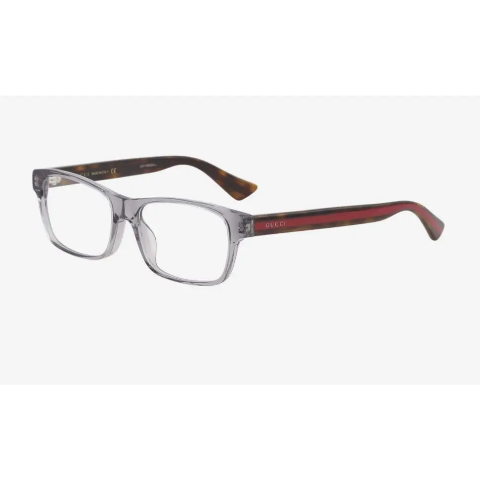 GG0006OA 004 55 Round Oval Grey Demo Lens 55 mm Men`s Eyeglasses by Gucci