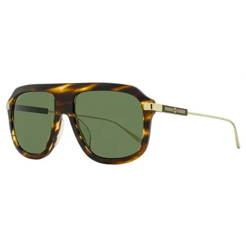 Acetate Navigator Sunglasses GG1309S 007 Havana/gold 57mm by Gucci