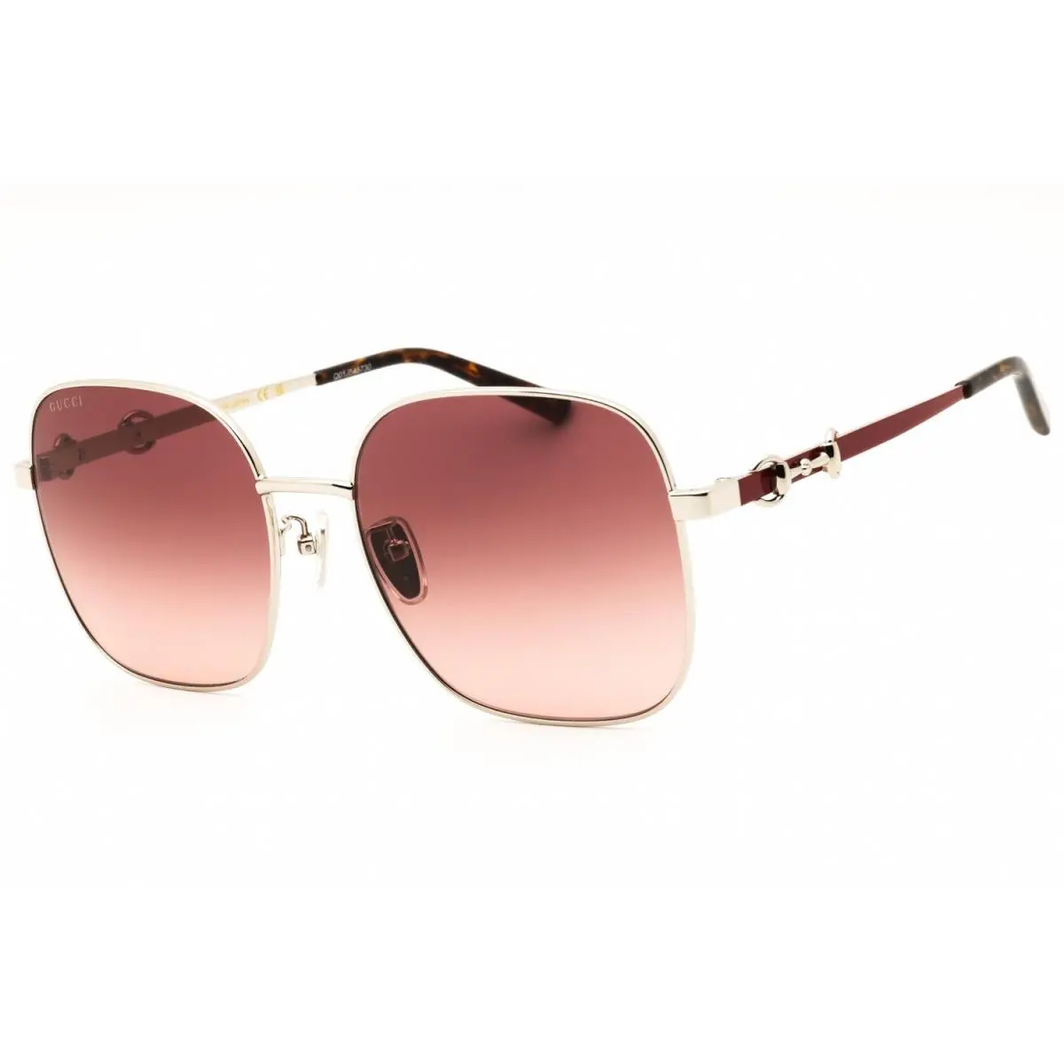 GG2053-003-58 Sunglasses Frame Size 58mm 145mm 18mm Silver Women by Gucci