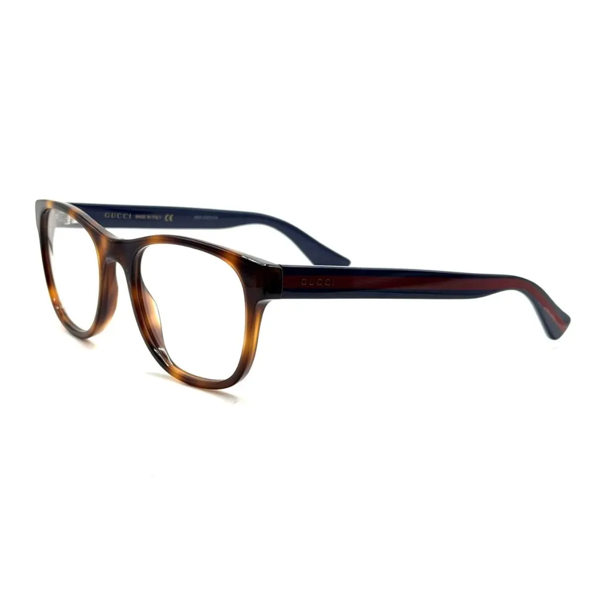 Gucci GG0004O 006 Havana/blue Red Men Eyeglasses 53MM 19 145