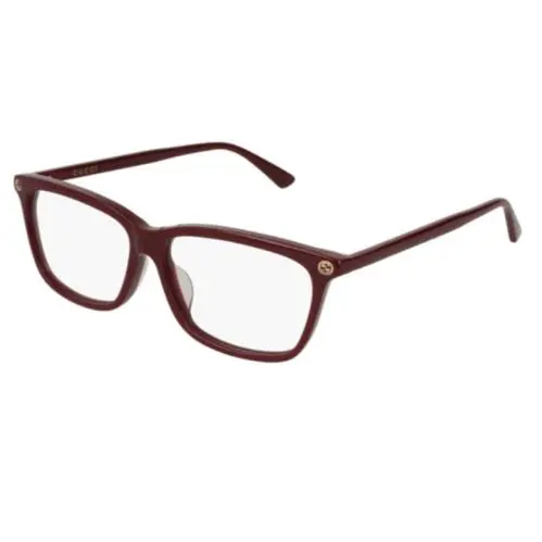 GG0042OA 006 55 Eyeglasses Burgundy Optical Frame by Gucci