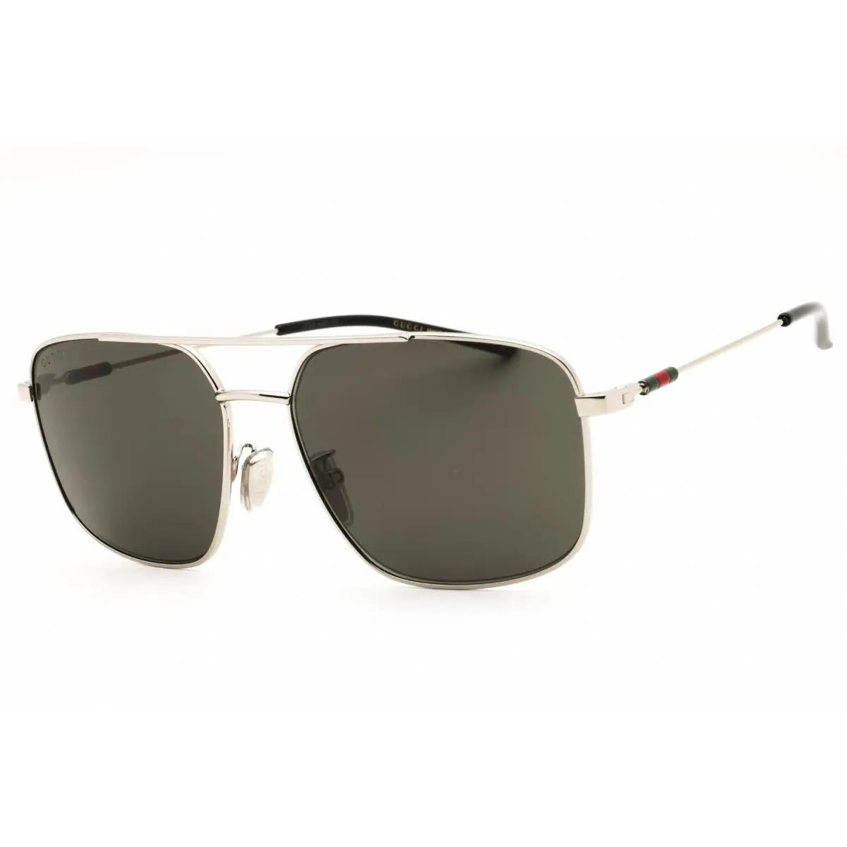 GG2096-001-59 Sunglasses Frame Size 59mm 145mm 16mm Silver Men by Gucci