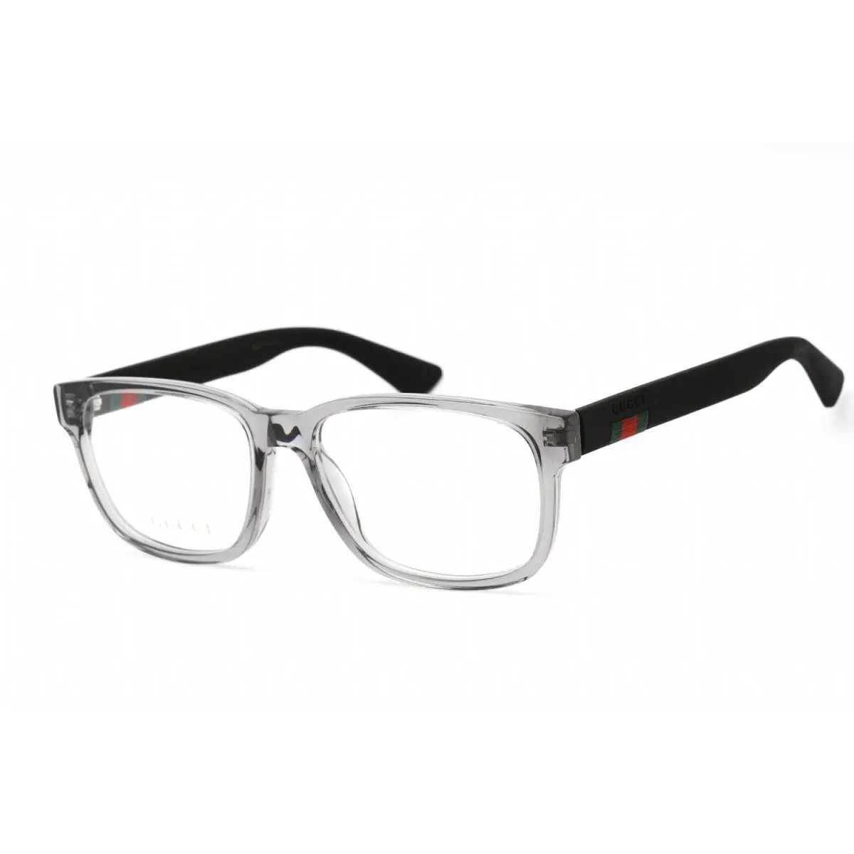 GG0011-007-55 Eyeglasses Frame Size 55mm 17mm 145mm Grey Men 889652047676 by Gucci