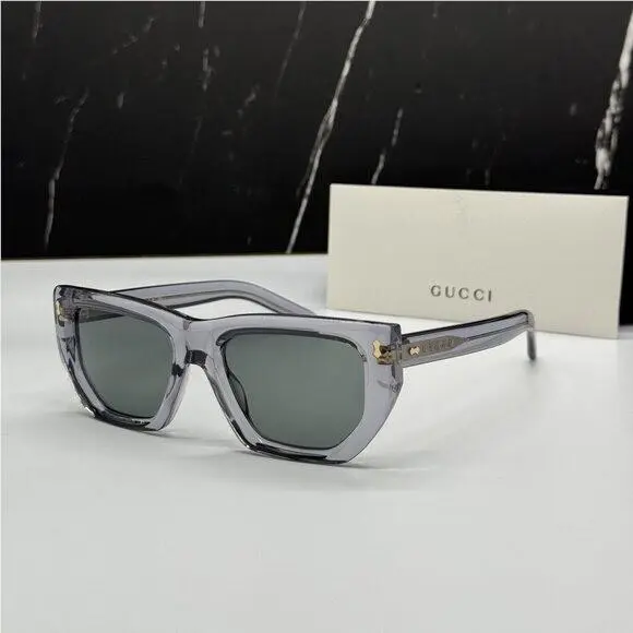 Sunglasses GG1520S 004 Gray Eyewear by Gucci