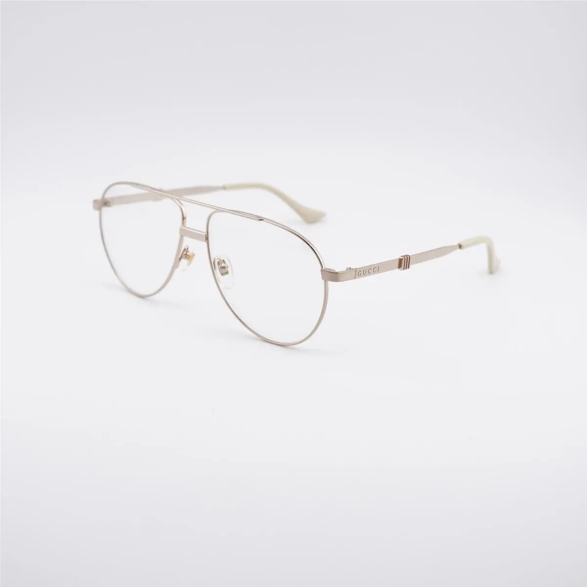 GG1440S 005 Gold/clear 59-14-145 Sunglasses by Gucci