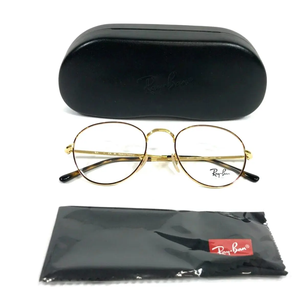 Ray-ban Eyeglasses Frames RB3582V David 2945 Tortoise Gold Asian Fit 51-20-140 by Ray-Ban