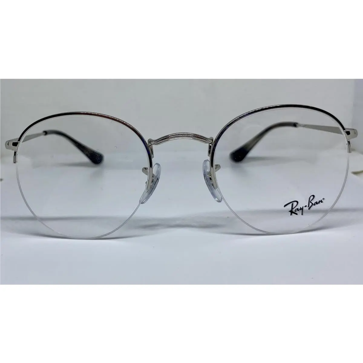 Ray-ban Eyeglasses Frames Case Model Round Gaze RB 3947V 2501 Silver