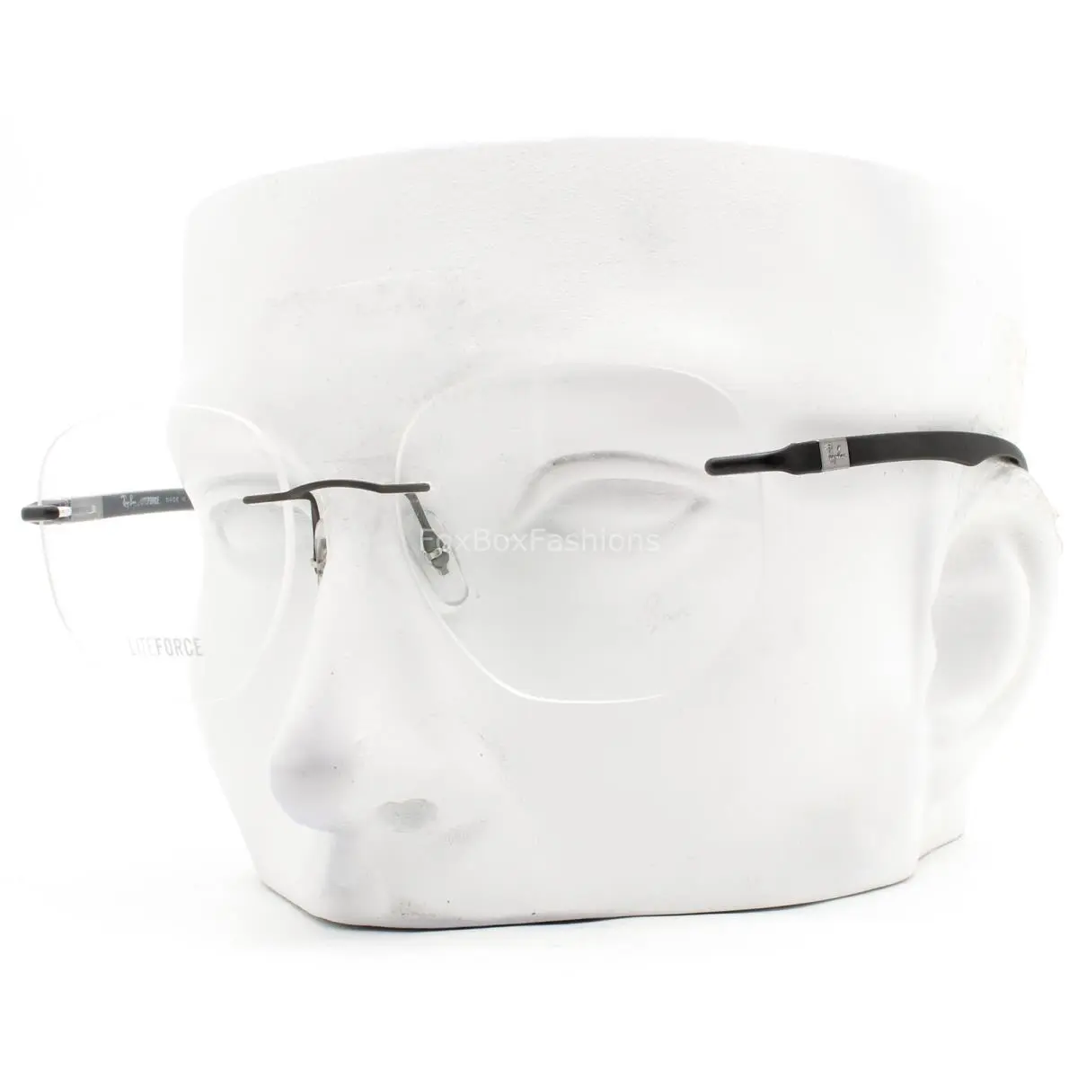 Ray-ban Liteforce Rimless Eyeglasses Glasses RB 8766 1128 Matte Gunmetal W/case by Ray-Ban