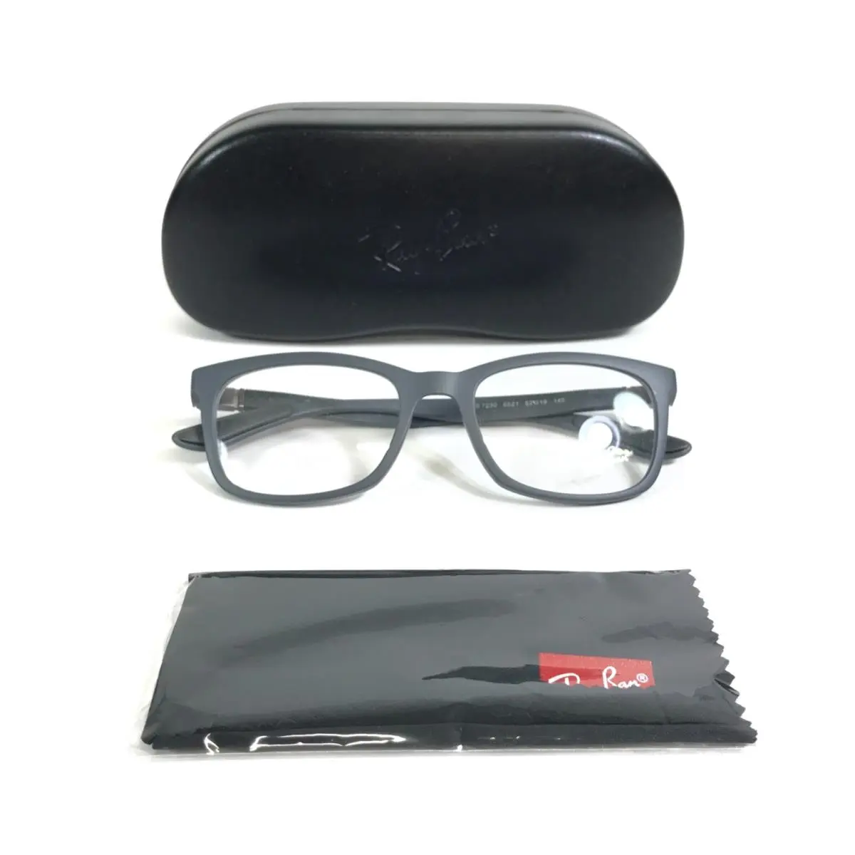 Ray-ban Eyeglasses Frame RB7230 5521 Liteforce Matte Sand Gray Square 52-19-145