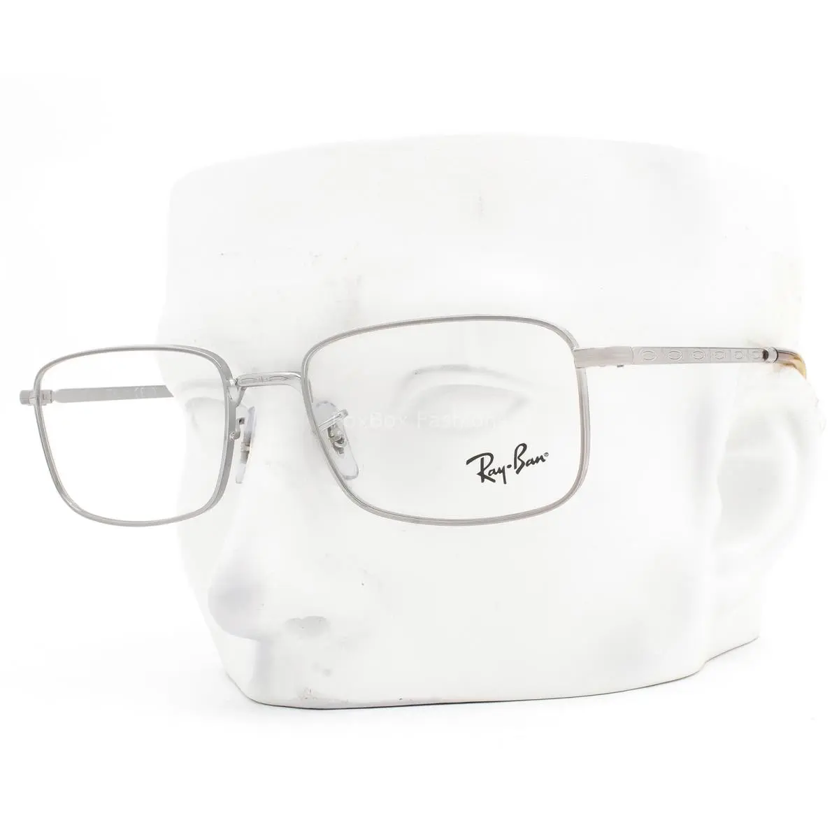 Ray-ban Eyeglasses Unisex Glasses RB 3717V 2502 Polished Gunmetal 57mm with Case