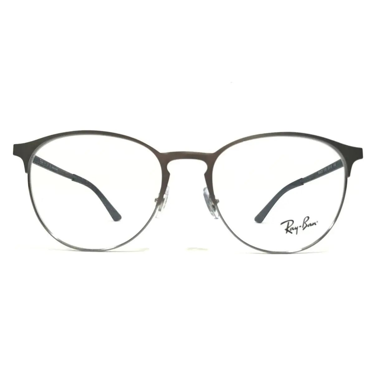 Ray-ban Eyeglasses Frames RB6375 3135 Navy Blue Gray Round Full Rim 53-18-145