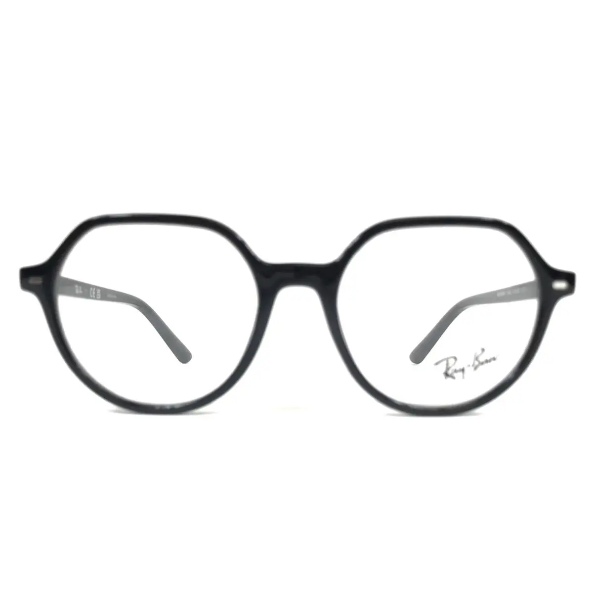 Ray-ban Kids Eyeglasses Frames RB9095V 3542 Thalia Shiny Black Round 47-16-130