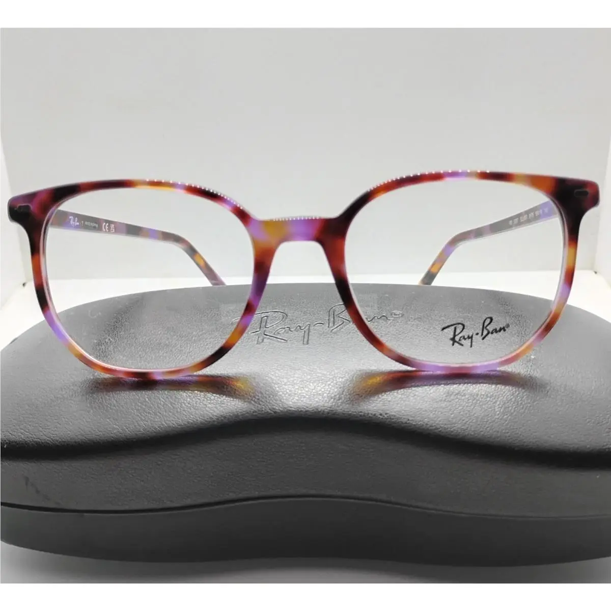 Ray-ban Eyeglasses Frames Case Model RB 5397 Elliot 8175 Brown/violet Havana