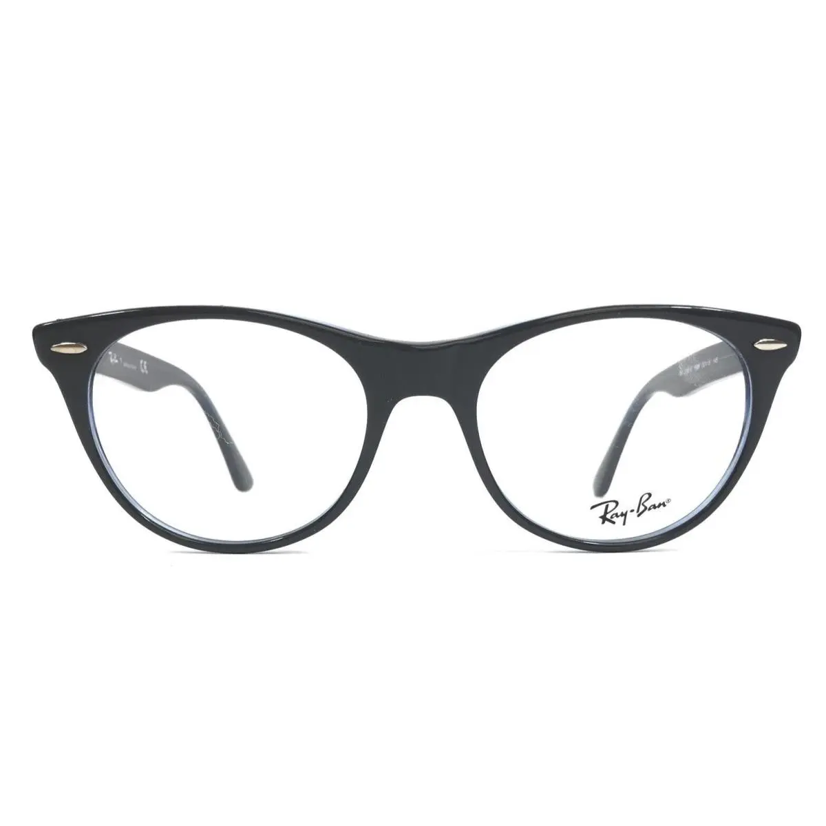 Ray-ban Eyeglasses Frames RB2185-V 5988 Gray Transp Blue Wayfarer II 52-18-145 by Ray-Ban